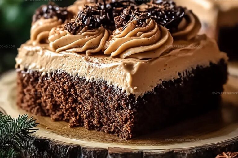 Cheerful Gingerbread Cake With Cinnamon Molasses Frosting Recipe