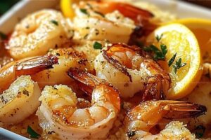 Garlic Parmesan Roasted Shrimp Recipe