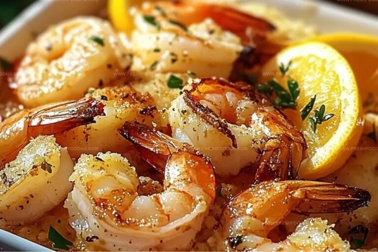Garlic Parmesan Roasted Shrimp Recipe
