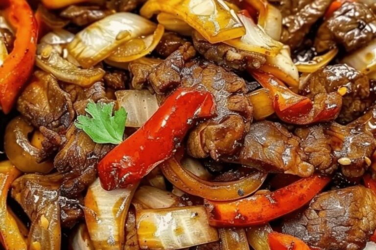 Torchy Chinese Pepper Steak with Onions Recipe