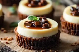Mini Turtle Cheesecakes Recipe