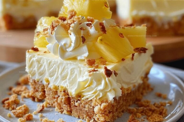 No-Bake Pineapple Heaven Cheesecake Recipe