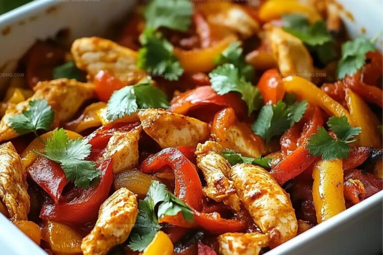 Fajita Chicken Casserole Recipe