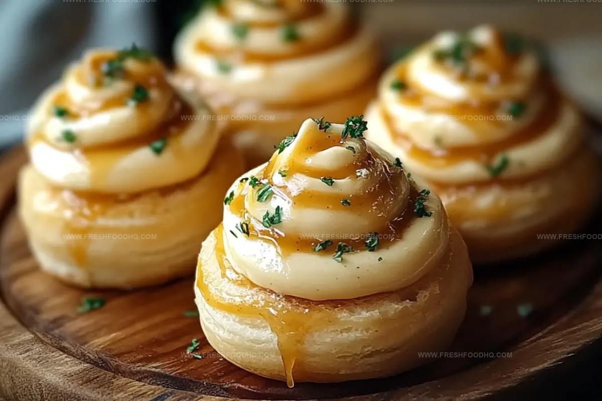 Golden Snitch Rolls With Butterscotch Cream Cheese Frosting Recipe