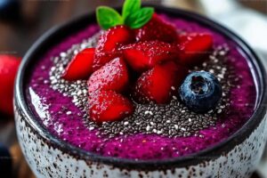 Blueberry Chia Seed Pudding Recipe