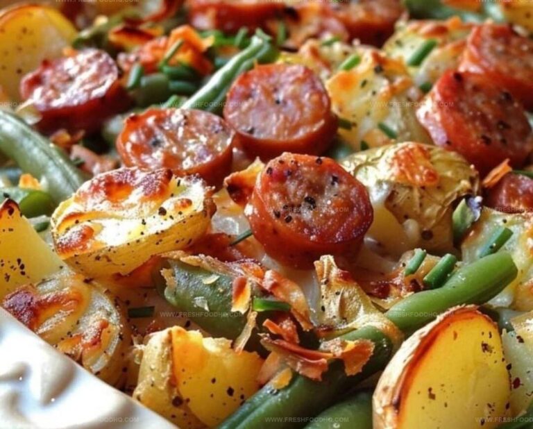 Sausage Green Bean Potato Casserole Recipe