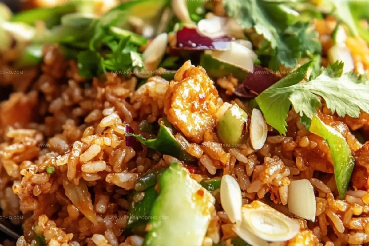 Satay Crispy Rice Salad Recipe
