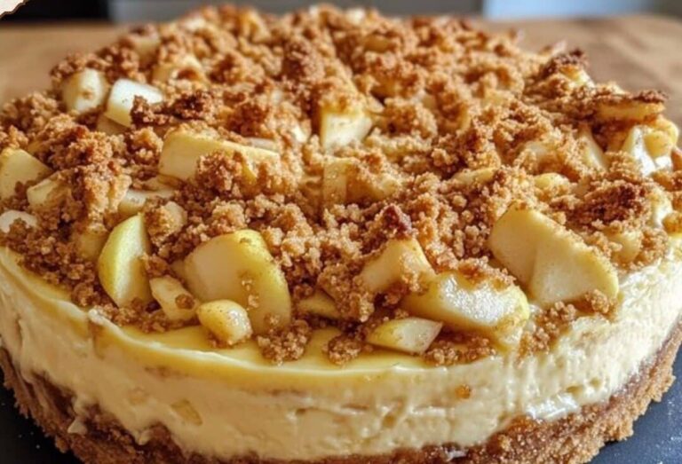 Apple Crumble Cheesecake Recipe