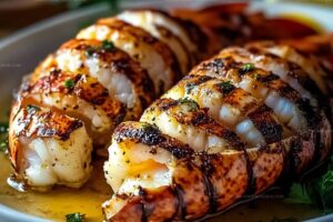 Succulent Grilled Lobster Tails In Zesty Lemon Garlic Butter Recipe