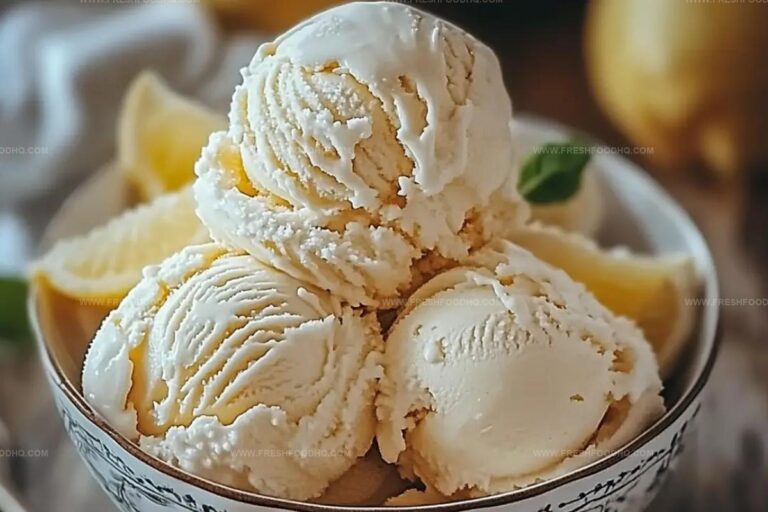 Homemade Lemon Cheesecake Ice Cream Recipe