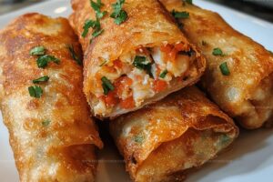 Crab Cake Egg Rolls Recipe