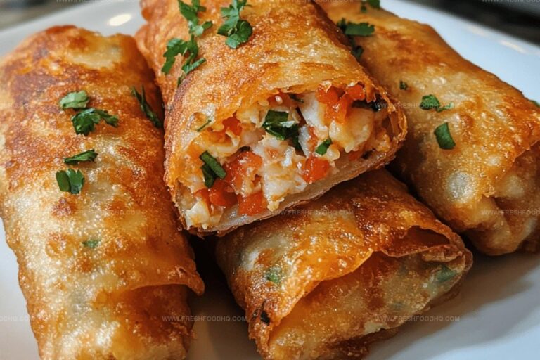 Crab Cake Egg Rolls Recipe