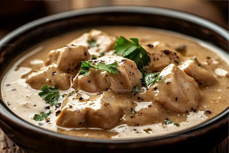 Slow Cooker Creamy Chicken & Gravy Recipe