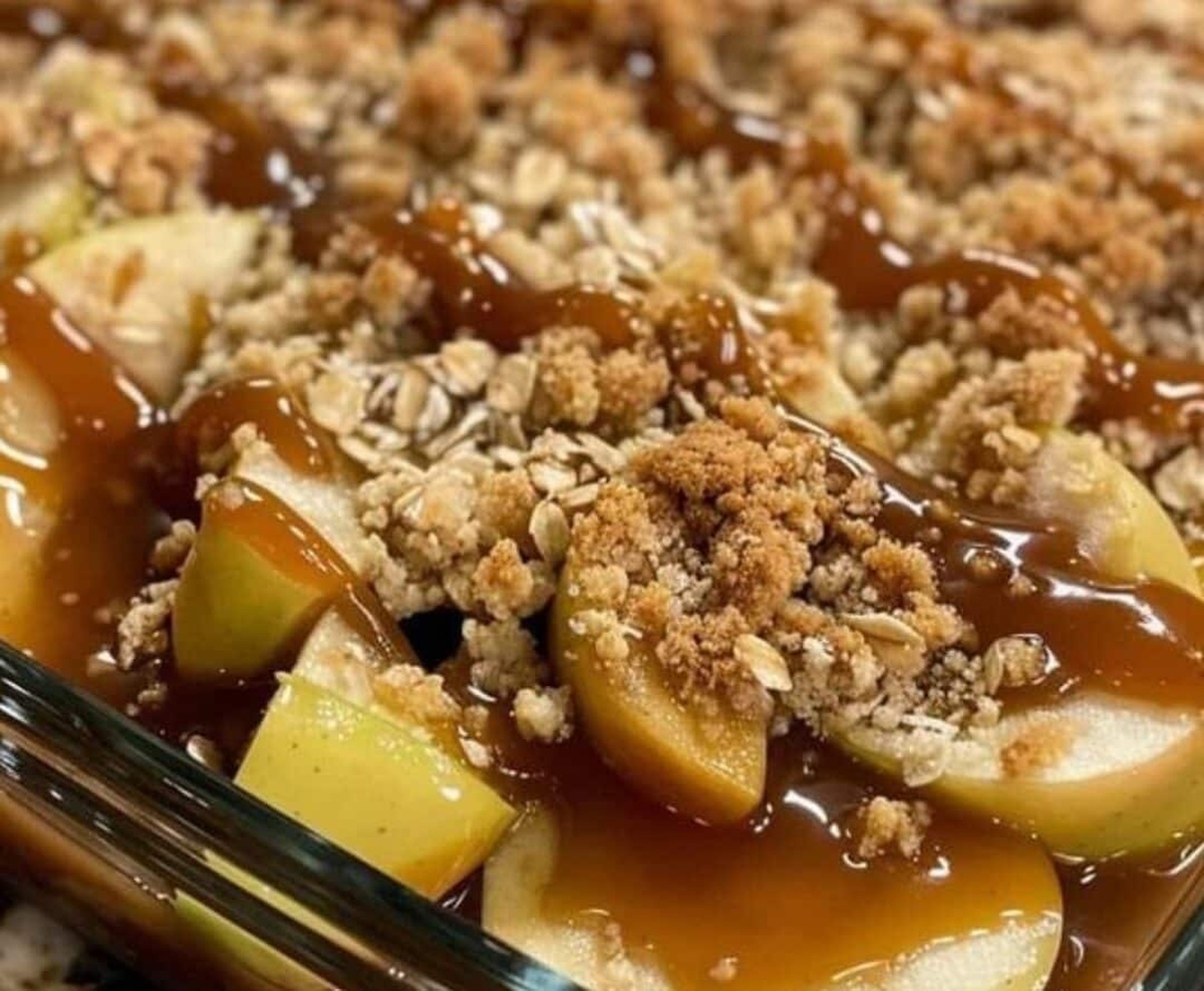 Caramel Apple Crisp Recipe