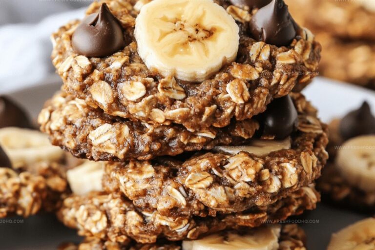 5-Ingredient Peanut Butter Oatmeal Chocolate Chip Cookies Recipe