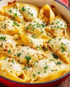 Million Dollar Chicken Alfredo Stuffed Shells Recipe
