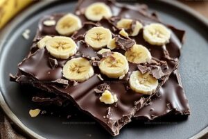 Viral Chocolate Banana Bark Recipe