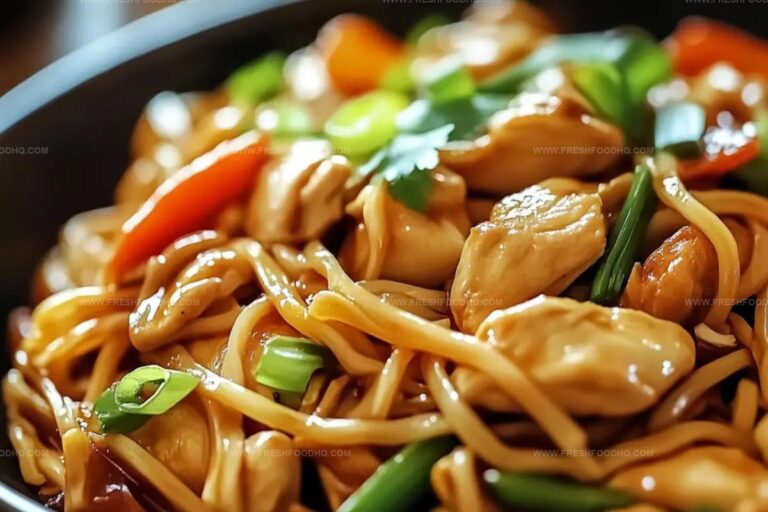 Chicken Chow Mein With The Ultimate Sauce Recipe