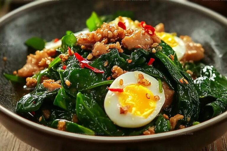 Spinach And Egg Stir-Fry Recipe