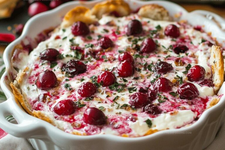 Baked Cranberry Cream Cheese Dip Recipe