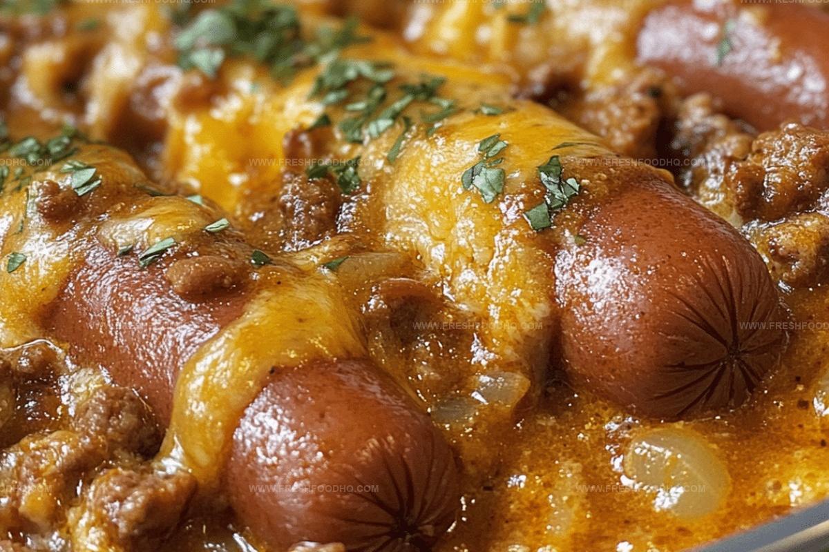 Chili Cheese Dog Casserole Recipe