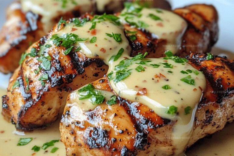 Scorched Cajun Grilled Chicken with Alabama White Sauce Recipe
