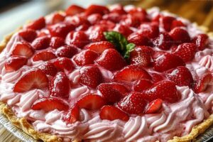 Strawberry Icebox Pie Recipe