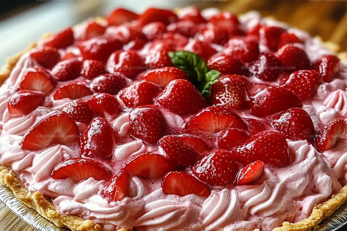 Strawberry Icebox Pie Recipe