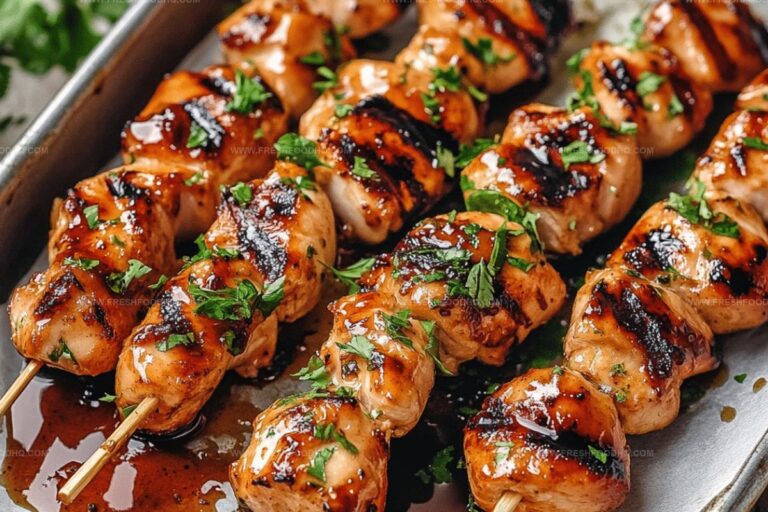 Chipotle Honey Chicken Skewers Recipe