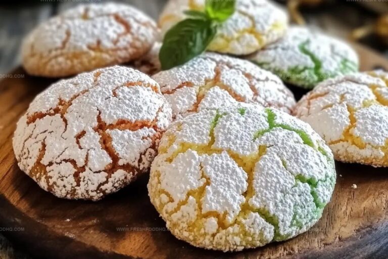 Cake Mix Crinkle Cookies Recipe
