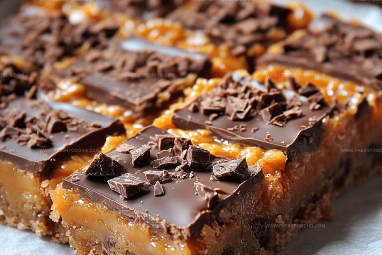 Butterfinger Caramel Bars with Layers of Sweet Crunch and Chocolate Recipe