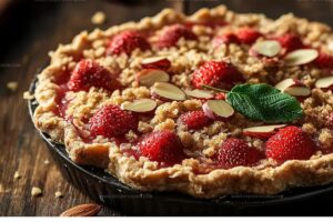 Strawberry-Almond Crumble Pie Recipe