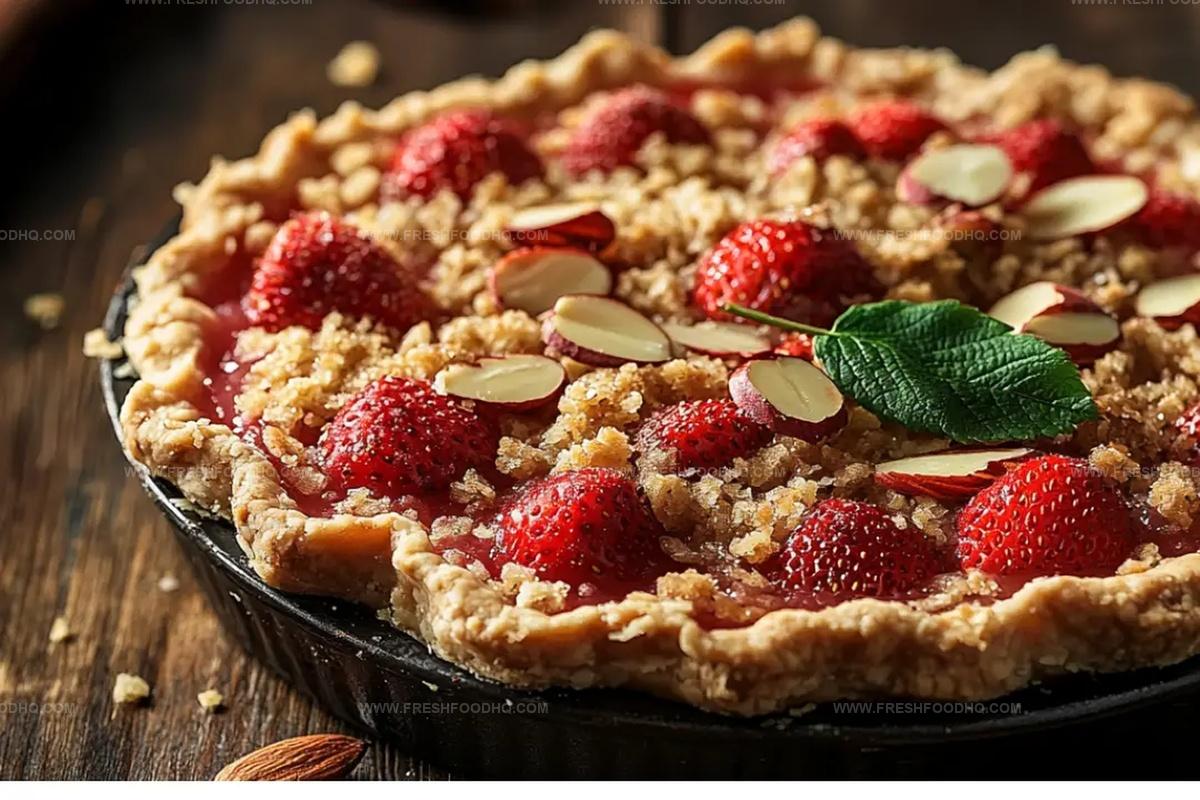 Strawberry-Almond Crumble Pie Recipe