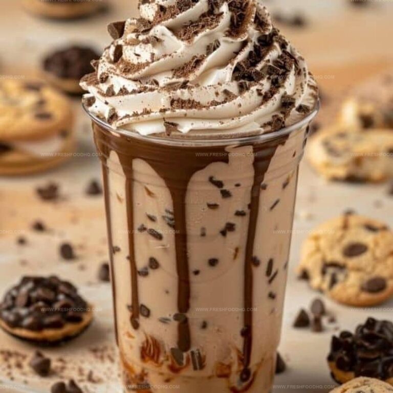 Crushed Cookie Delight Frappe Recipe