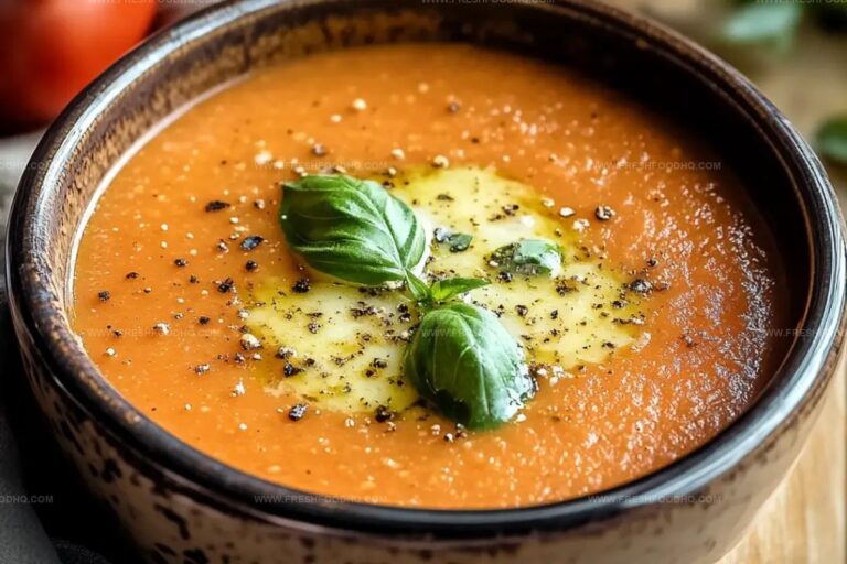 Tomato Basil Parmesan Soup Recipe