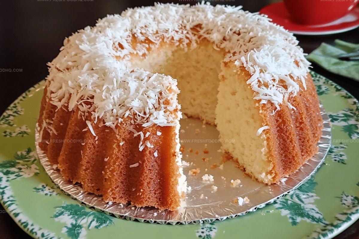 Coconut Poundcake Recipe