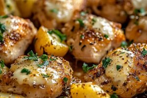 Garlic Parmesan Chicken And Potatoes Recipe