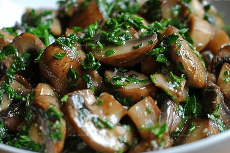 Fresh Mushroom and Parsley Salad Recipe
