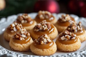 Holiday Caramel Thumbprint Treats Recipe