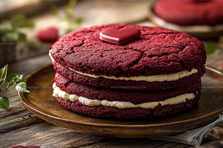 Love-Filled Red Velvet Cookie Cake Recipe