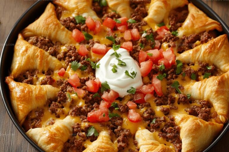 Pillsbury Crescent Roll Taco Bake Recipe