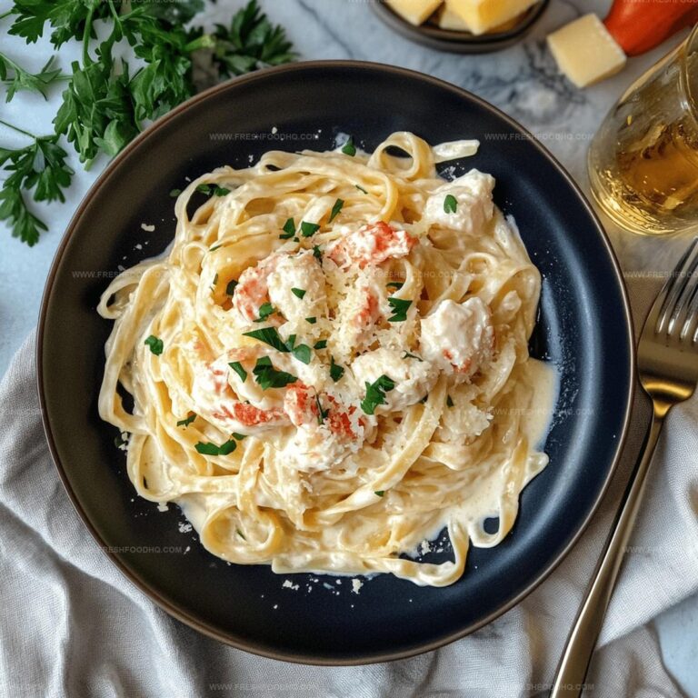 Crab Fettuccine Alfredo Recipe