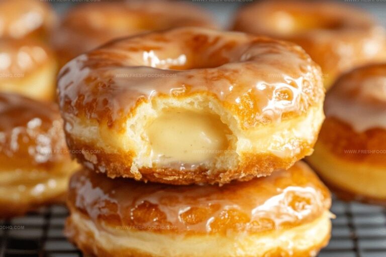 Golden Custard Donuts Recipe