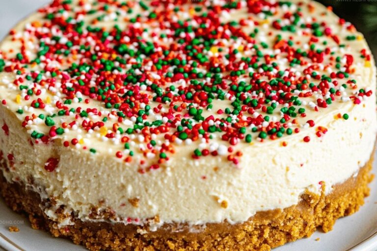 Christmas Cookie Cheesecake Recipe