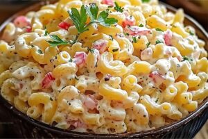 Sweet Amish Macaroni Salad Recipe