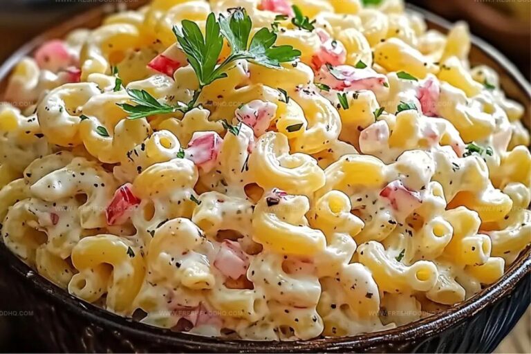 Sweet Amish Macaroni Salad Recipe