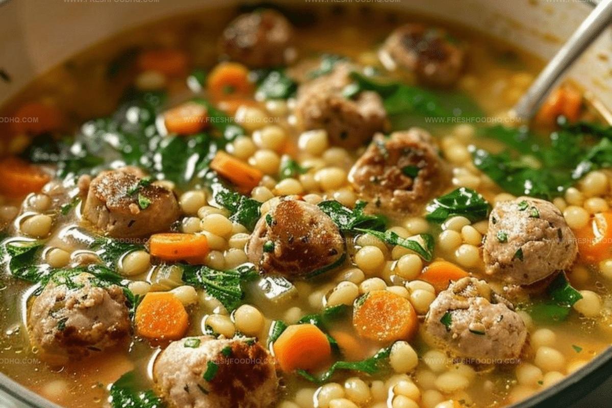 Big Pot of Italian Wedding Soup Recipe