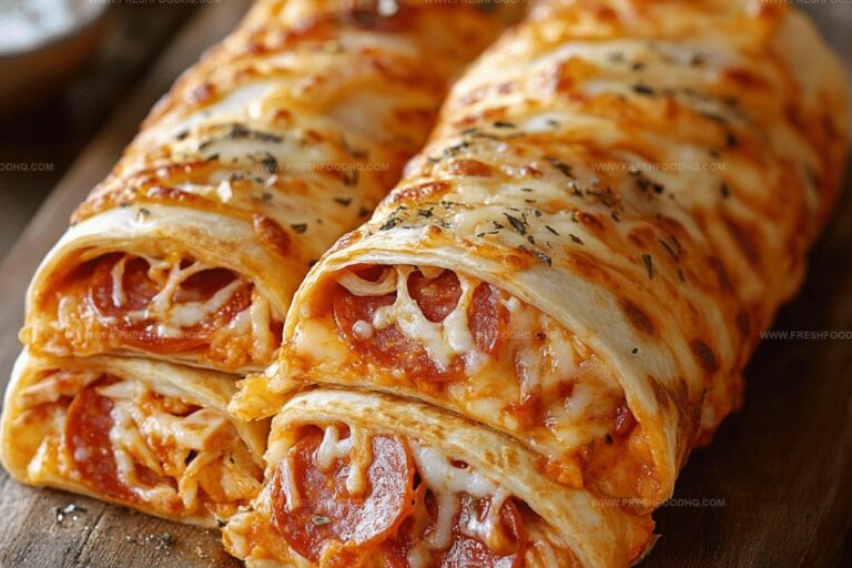 Cheesy Pepperoni Roll-Up Recipe
