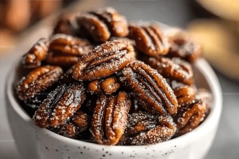 Stovetop Maple Candied Pecans Recipe
