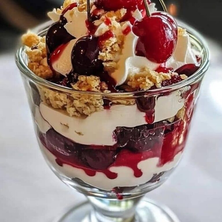 Cherry Cheesecake Parfait Delight Recipe